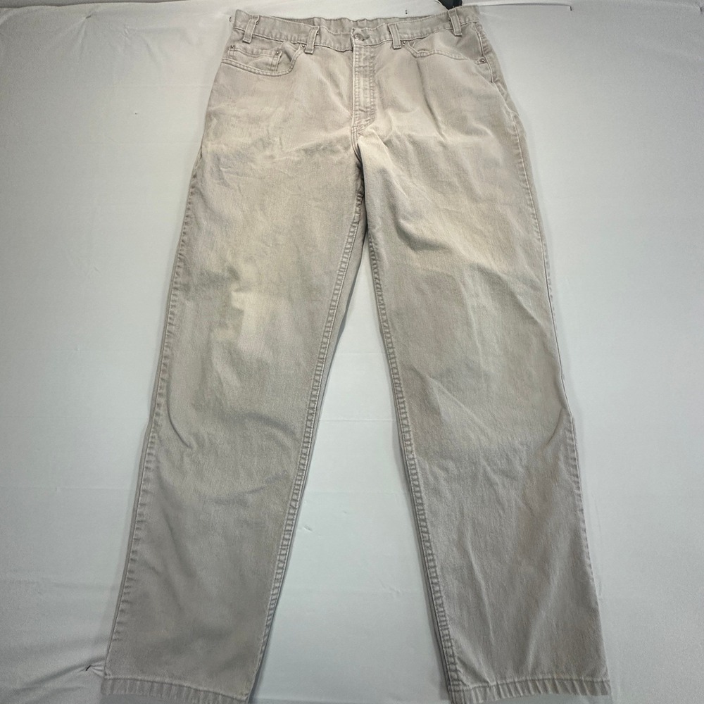 Vintage Levis 550 Relaxed Fit Jeans Mens 38x32 Light Gray Made in USA 550-1757